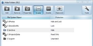 Hide Folders 5.4 screenshot 1