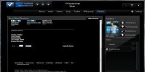 HP MediaSmart Music Yazılımı 4.2.4604 screenshot 1