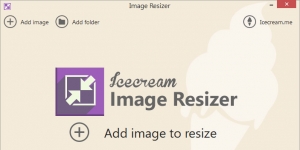 Icecream Image Resizer 1.44 screenshot 1