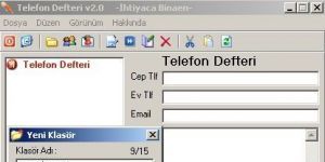 İhtiyaca Binaen Telefon Defteri 2.0.1 screenshot 1