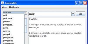 JavaSözlük 1.1.2 screenshot 1