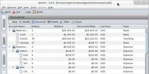 jGnash 2.27.0 screenshot 1