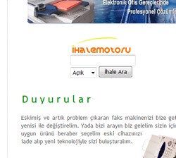 Joomla İhale Arama Motoru 1.0 screenshot 1