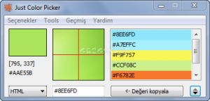 Just Color Picker 4.6 screenshot 1