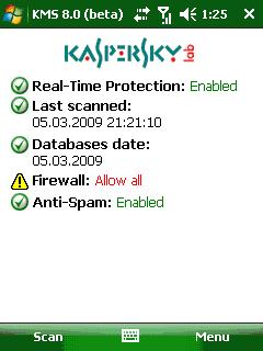 Kaspersky Mobile Security 9.4.95 screenshot 1