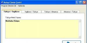 Kolay Cümle Çeviri 1.1 screenshot 1
