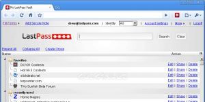 LastPass 4.1.2 screenshot 1