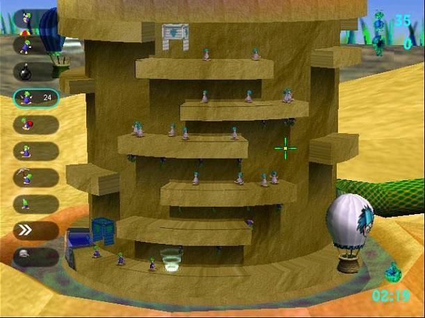 Lemmings Revolution demo screenshot 1