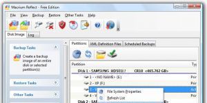 Macrium Reflect Free 5.3 Build 7290 screenshot 1
