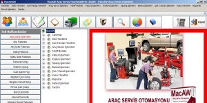 MacroSoft MacAW Araç Servis Otomasyonu screenshot 1