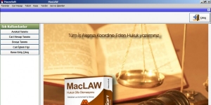 MacroSoft MacLAW Hukuk Otomasyonu screenshot 1