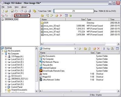 MagicISO Maker screenshot 1
