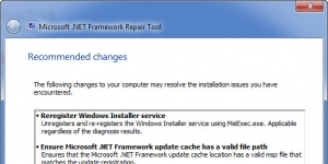 Microsoft .NET Framework Onarım Aracı 1.2 screenshot 1