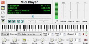 Midi Player 3.5 Ücretsiz İngilizce 772 KB screenshot 1