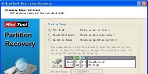 MiniTool Partition Recovery 6.0 screenshot 1