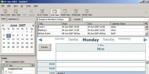 Mozilla Sunbird 1.0 b1 screenshot 1