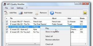 MP3 Quality Modifier 2.53 screenshot 1