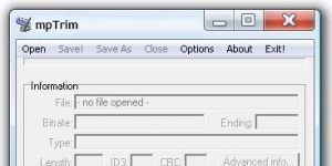 mpTrim 2.13 screenshot 1