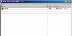 MSN Webcam Recorder 1.2 rc7 screenshot 1