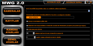 MWG Moran Webcam Güvenlik 2.0 screenshot 1