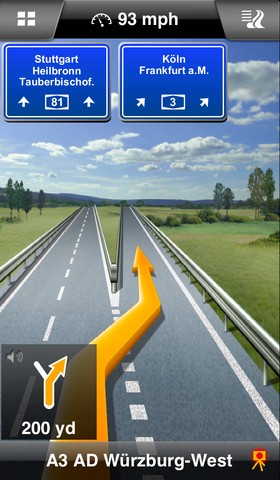 NAVIGON Europe screenshot 1