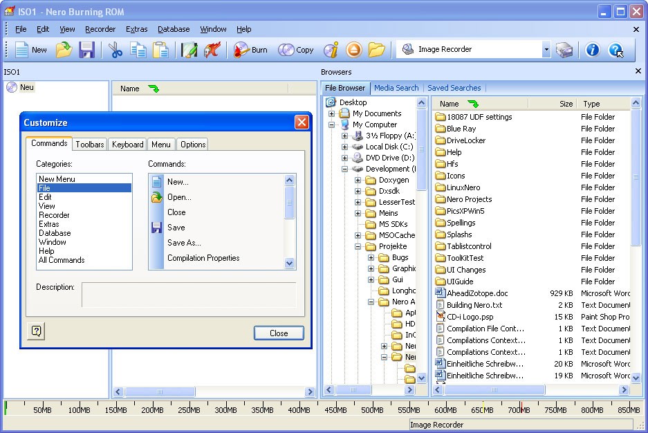 Nero Burning Rom screenshot 1