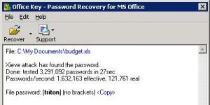Office Password Recovery Key 13.7 screenshot 1