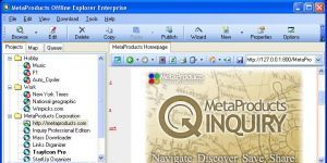 Offline Explorer Enterprise 7.3 screenshot 1