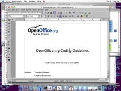 Open Office (Mac) screenshot 1