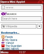 Opera Mini screenshot 1