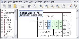 OptiCUT - Panel ve profil kesim optimizasyon programı 5.20d screenshot 1