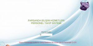 P.D.K.S (Personel Devam Kayıt Sistemi) 1 screenshot 1