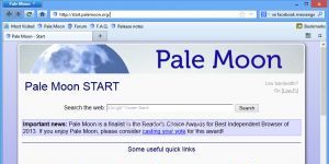 Pale Moon 26.3.2 Ücretsiz Türkçe 20.4 MB screenshot 1