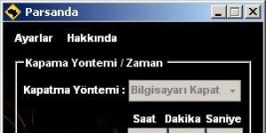 Parsanda Bilgisayarı Kapatma Yazılımı 2.0 screenshot 1