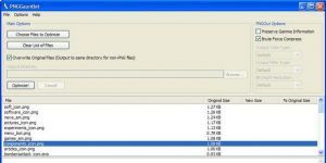 PNGGauntlet 3.1.2 screenshot 1