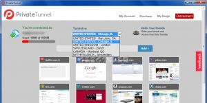 PrivateTunnel VPN Client 1.8.3.302 screenshot 1
