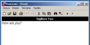 ProÇeviri - Çeviri Programı 2008 2.0 screenshot 1