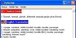pysözlük Türkçe-İngilizce-Almanca Sözlük 1.1.6 screenshot 1