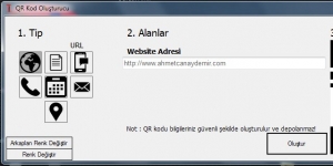 QR Kod Oluşturucu 1.0 screenshot 1