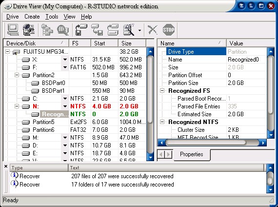 R-Studio screenshot 1