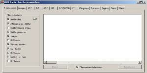Radix AntiRootkit screenshot 1