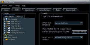 Rising Antivirus 2011 screenshot 1
