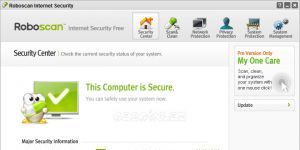 Roboscan Internet Security Free 2.5.0 screenshot 1