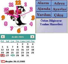 Saat Ajanda Adres Etiket Programı screenshot 1