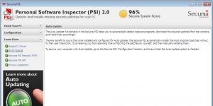 Secunia Personal Software Inspector 3.0.0.11005 screenshot 1