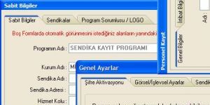 Sendika Kayıt Programı 2.0 screenshot 1