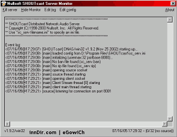 SHOUTcast Server screenshot 1