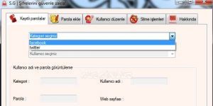 Şifrelerini Sakla 1.0.0.0 screenshot 1