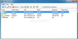 SiteMonitor 1.86 screenshot 1
