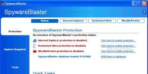 SpywareBlaster 5.5 screenshot 1